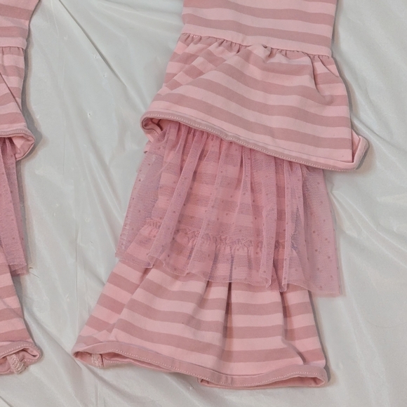 Matilda Jane Girls Ruffle Pants Size 8 Matilda Jane Pink Pants with Ruffle - Picture 4 of 7